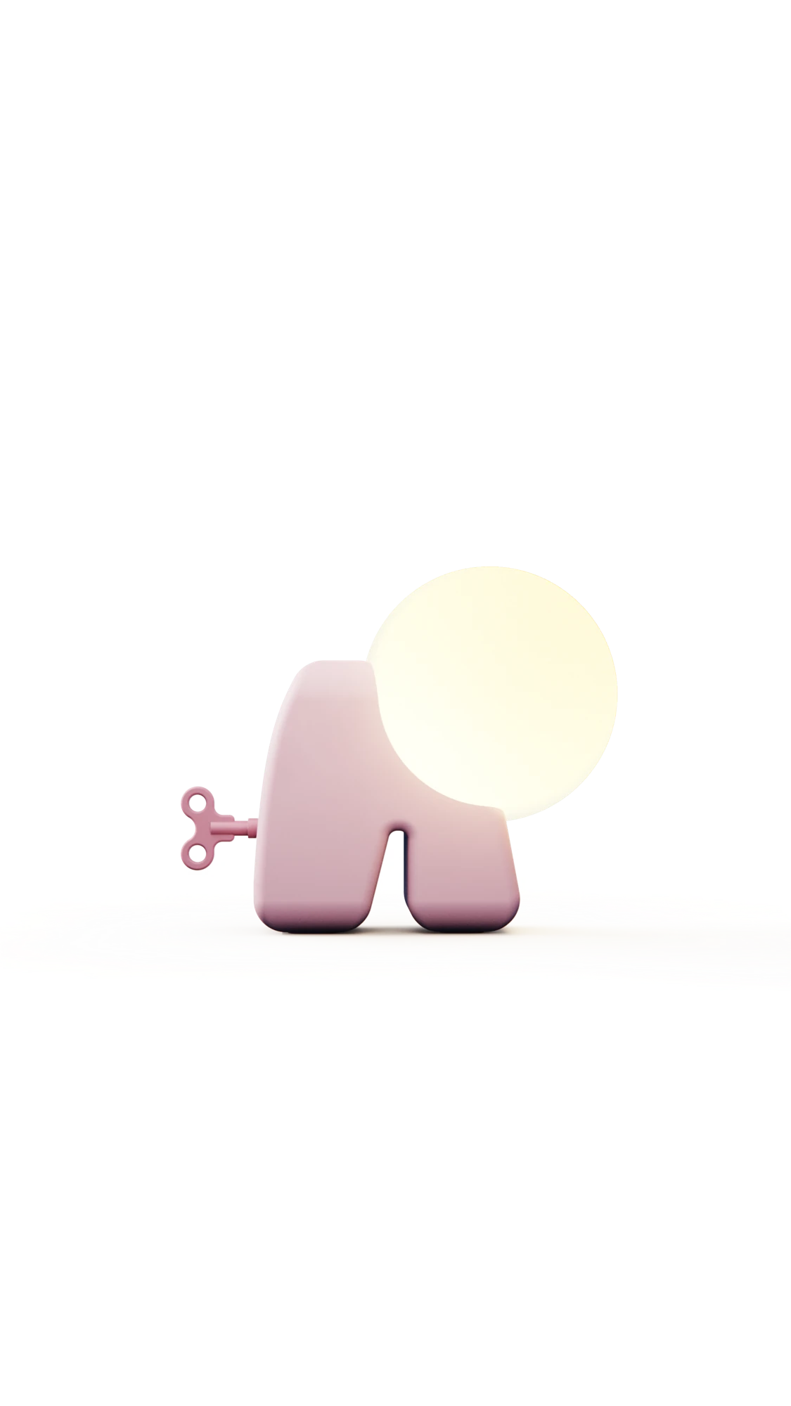 Puppy lamp with warm white light