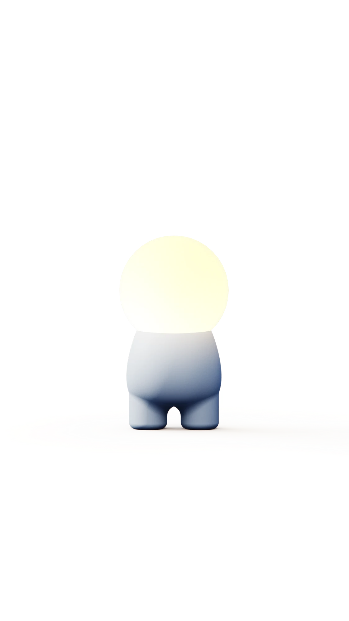 Teddy lamp with warm white light
