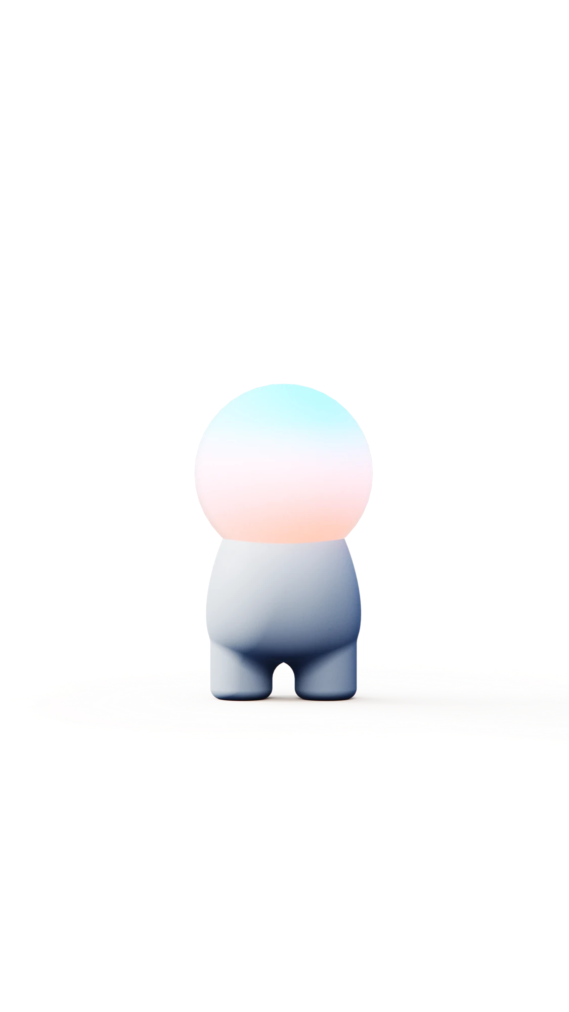 Teddy lamp with colorful light